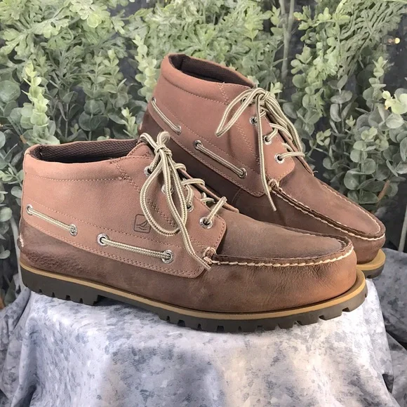 SPerry Top- Sider Original Lug Chukka Boot, Boat Style, Lace-up. Men\'s 9.5M..... Sperry - Gold Cup Tan Authentic Original Lug Chukka Boot main image 4